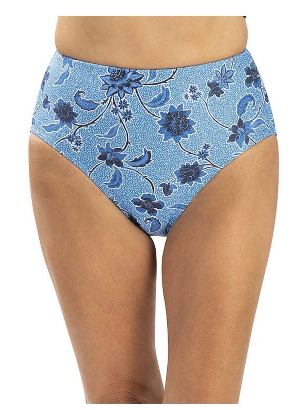 Dolfin Women's Aquashape High-Waisted Contemporary Brief Amour-Capri Blue Swim